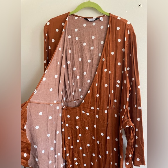 & Other Stories side tie satin midi wrap dress size 10 - Picture 7 of 7